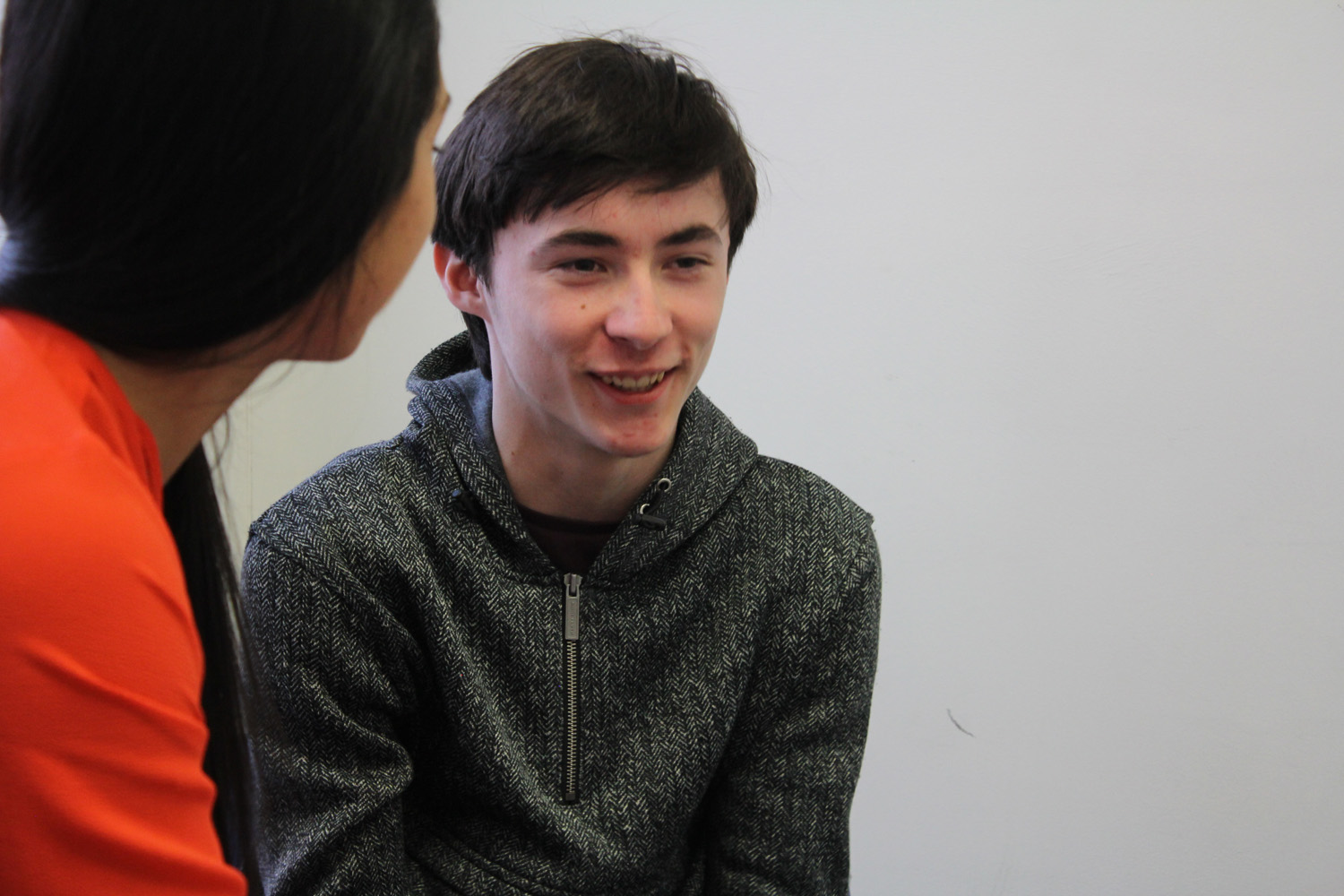 Smiling young man.