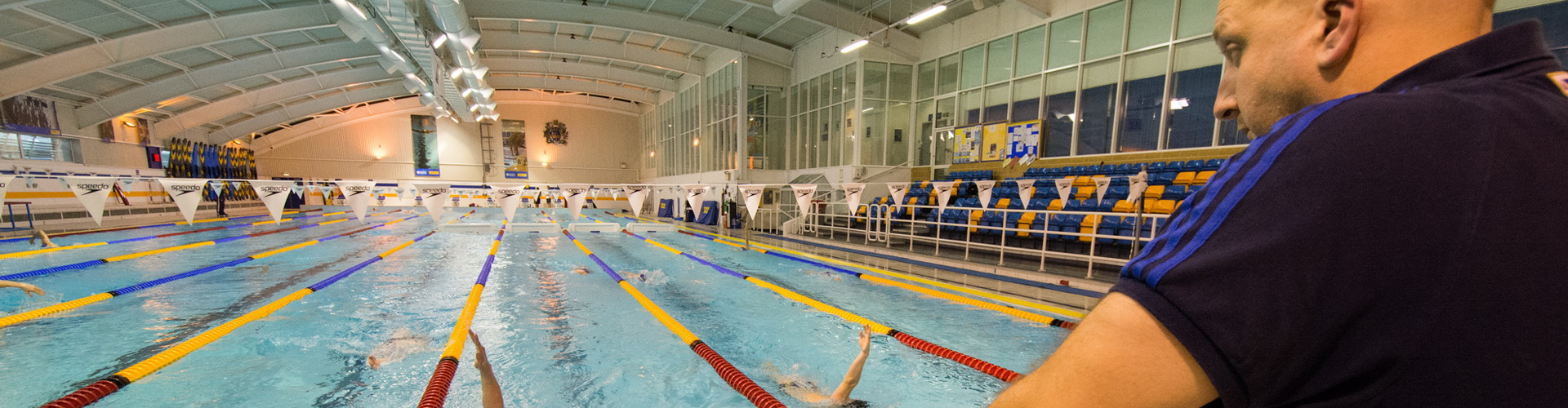 Indoor swimming pool.